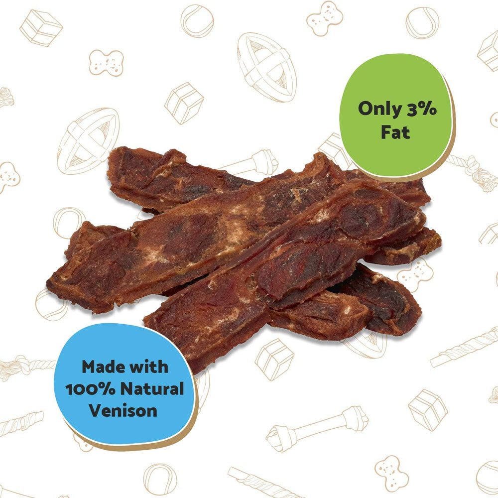 Good Boy Chewy Venison Steaks 80g Natural Dog Treats