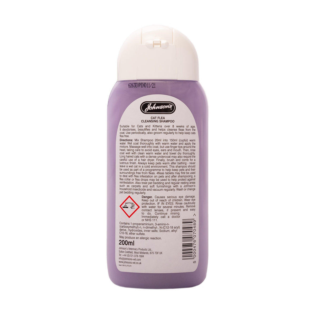 Johnson's Cat Flea Cleansing Shampoo