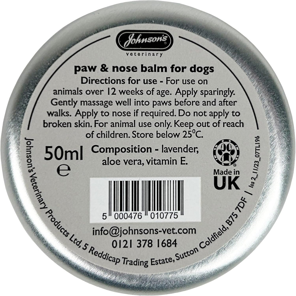Johnson's Vet Paw & Nose Balm 50ml