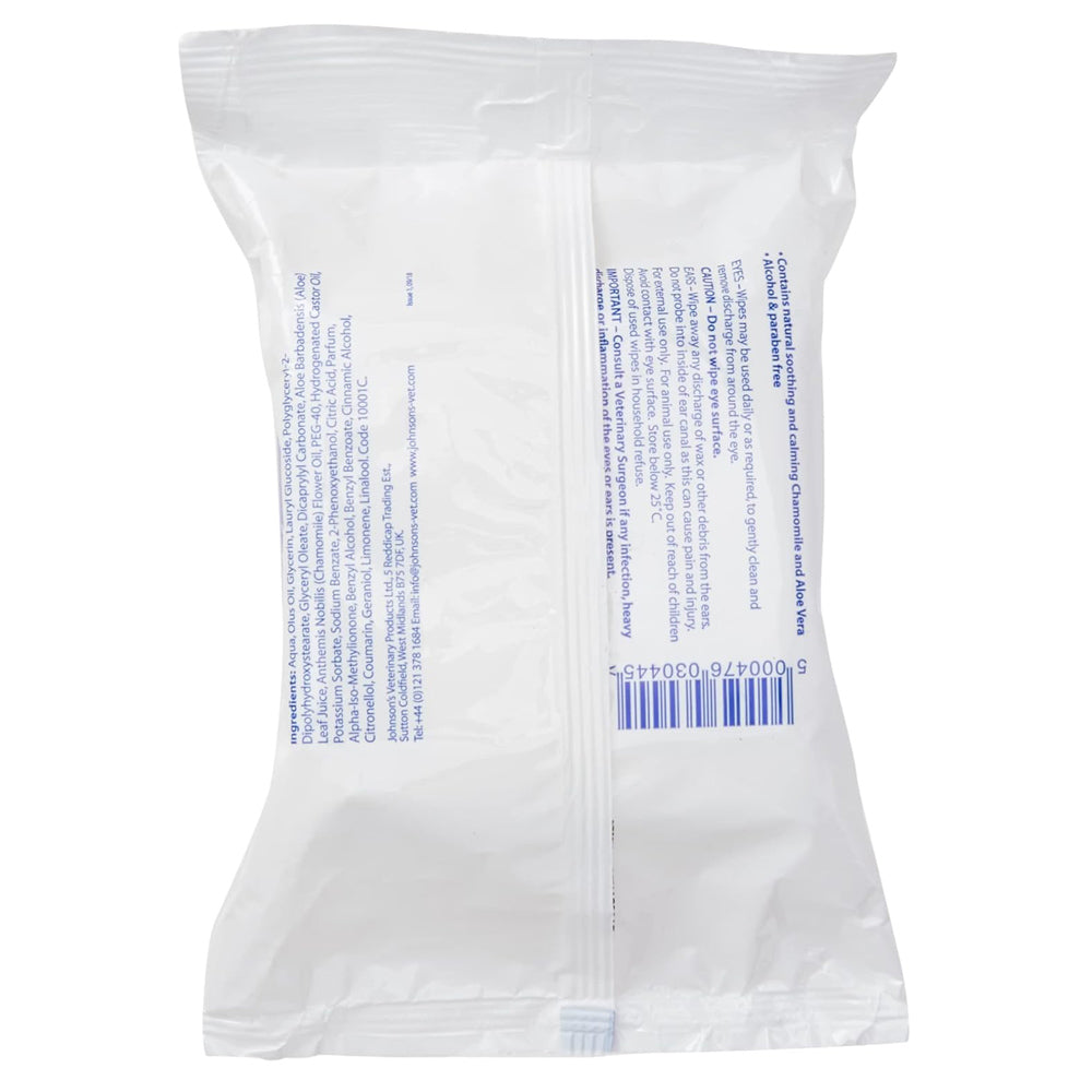 Johnsons Clean & Safe Eye & Ear Wipes