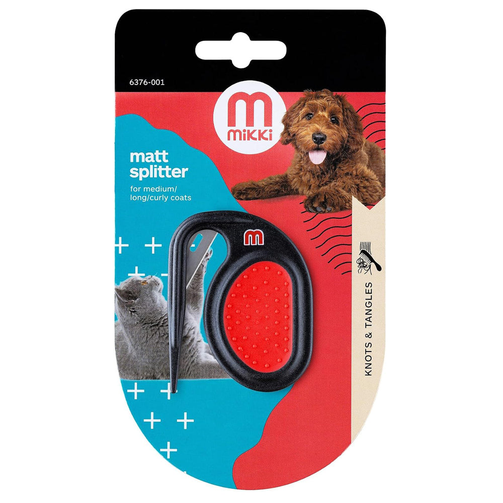 Mikki Easy Groom Matt Splitter Grooming Tool for Cats and Dogs