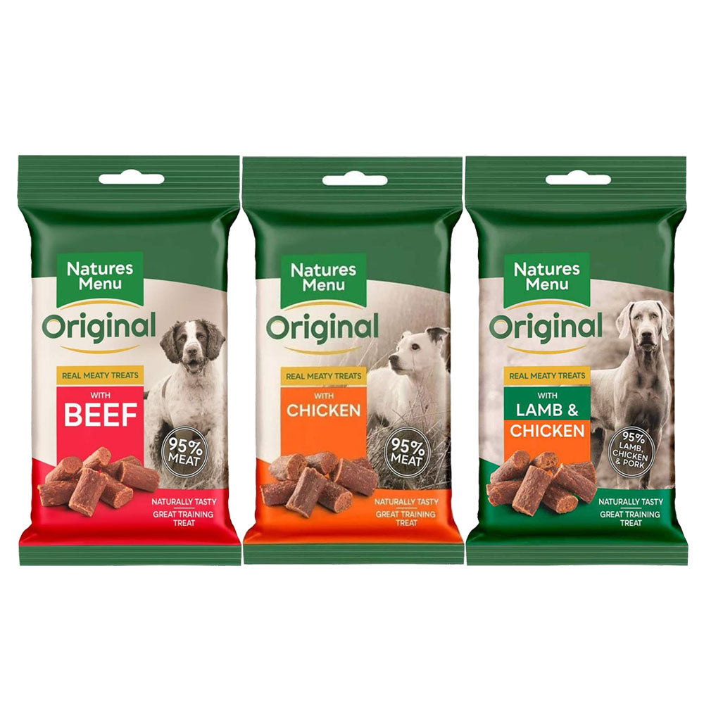 Natures Menu Real Meaty Dog & Puppy Treats 60g