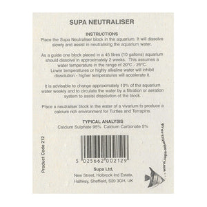 Supa Turtle/Fish Neutraliser – pH Buffer & Calcium Supplement