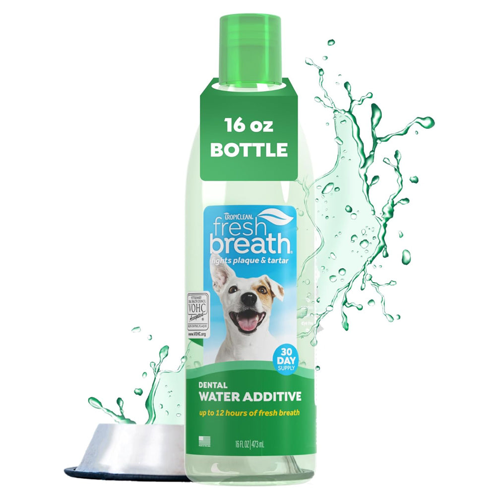 TropiClean Fresh Breath Dog Teeth Cleaning Water Additive 473ml
