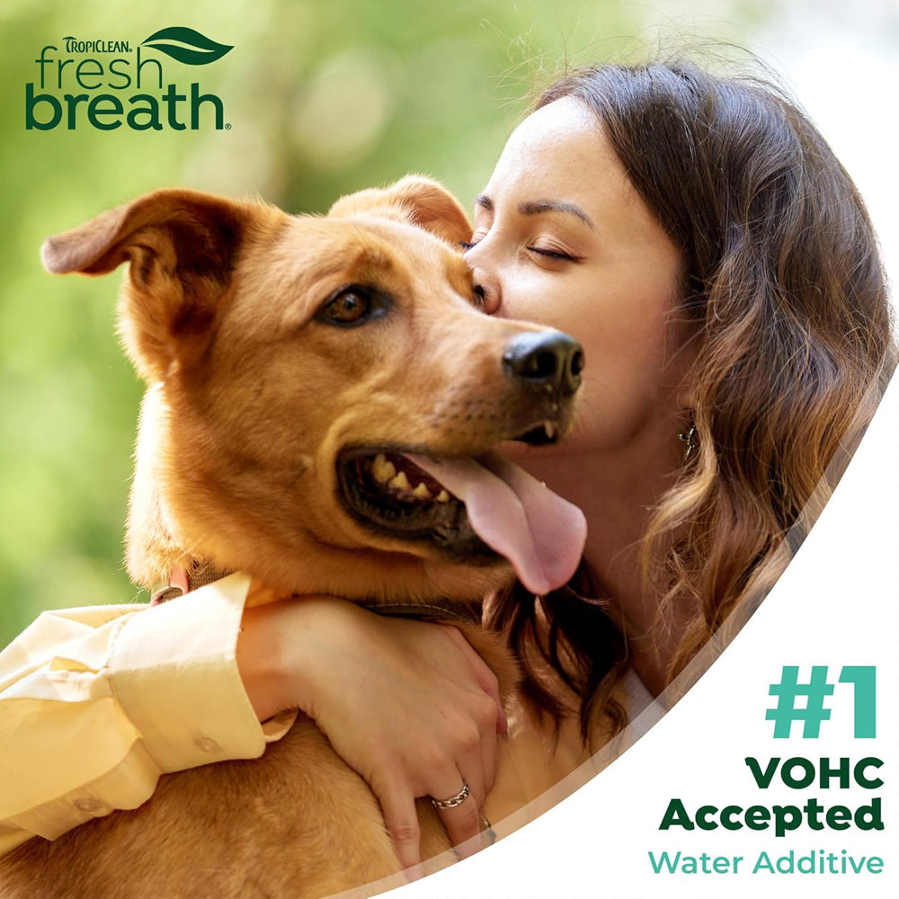 TropiClean Fresh Breath Dog Teeth Cleaning Water Additive 473ml