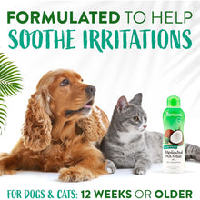 Load image into Gallery viewer, TropiClean Medicated Oatmeal Tea Tree Itch Relief Shampoo for Cats &amp; Dogs 335ml

