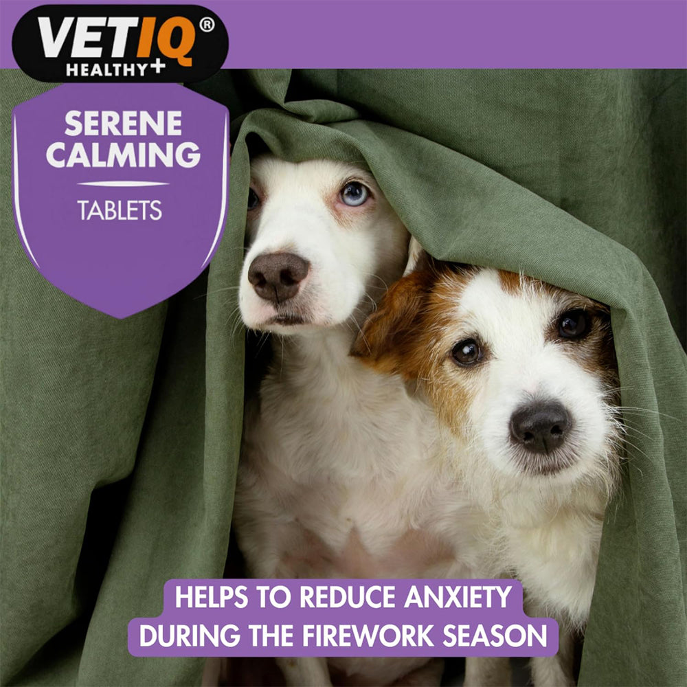 VETIQ Serene Calming Tablets for Cats & Dogs