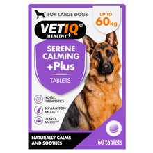 Load image into Gallery viewer, VETIQ Serene Calming Plus+ Tablets for Large Dogs (60 Tablets)
