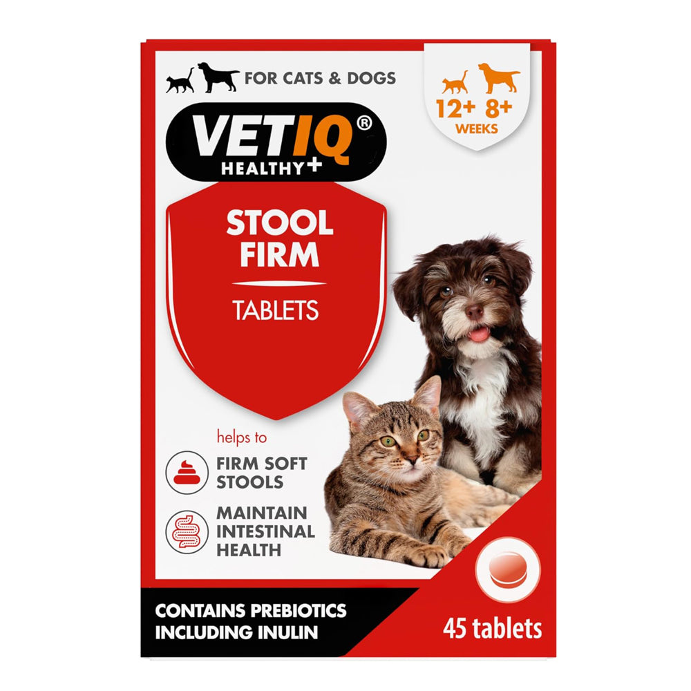 VETIQ Stool Firm Tablets for Cats & Dogs