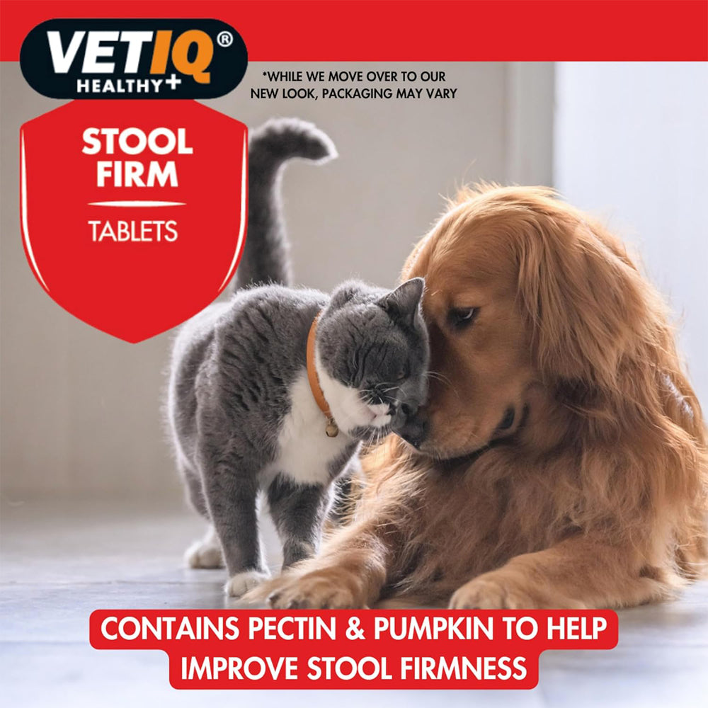 VETIQ Stool Firm Tablets for Cats & Dogs