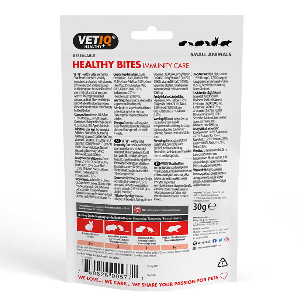 VETIQ Healthy Bites Immunity Care Treats for Small Animals