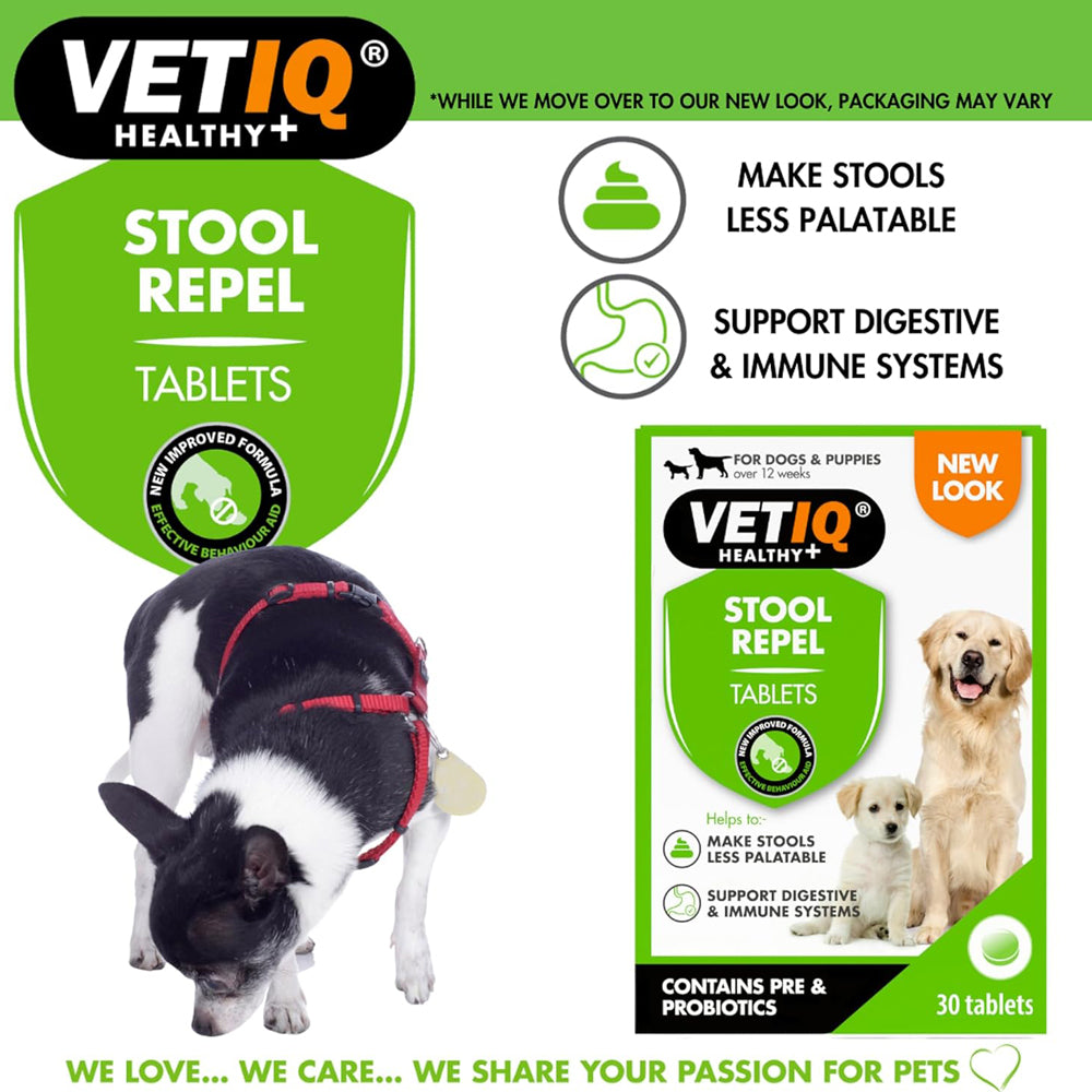 VETIQ Stool Repel Tablets