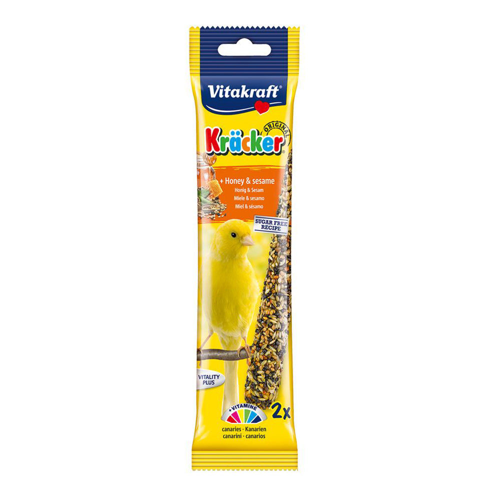 Vitakraft Budgie Kracker Bird Food Honey-Sesame