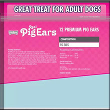 Load image into Gallery viewer, Irish Rover Natural Pigs Ears Dog Treats 12 Pack
