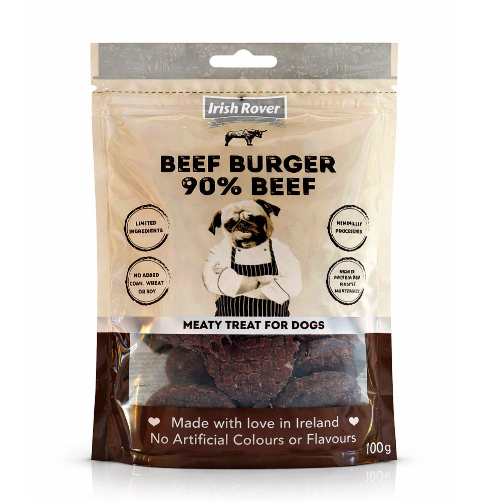 Irish Rover Beef Burger & Sausages Dog Treats