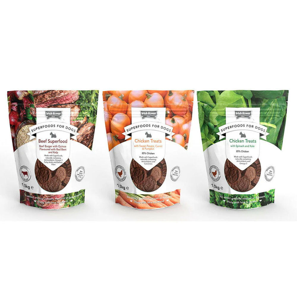 Irish Rover Superfoods Dog Treats Multi-Pack 1.5kg