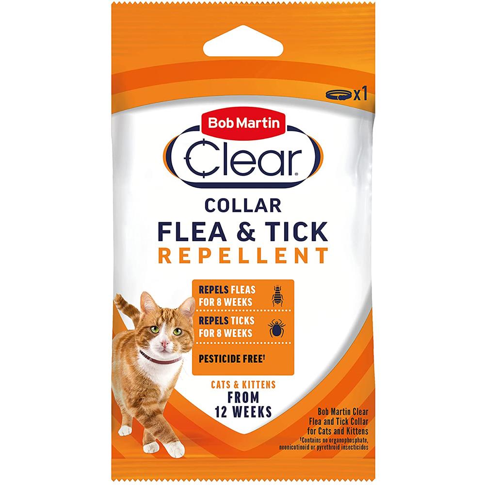 Bob Martin Clear Flea Repellent Collar for Cats and Kittens