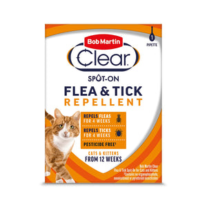 Bob Martin Clear Flea & Tick Cat Spot On Prevention