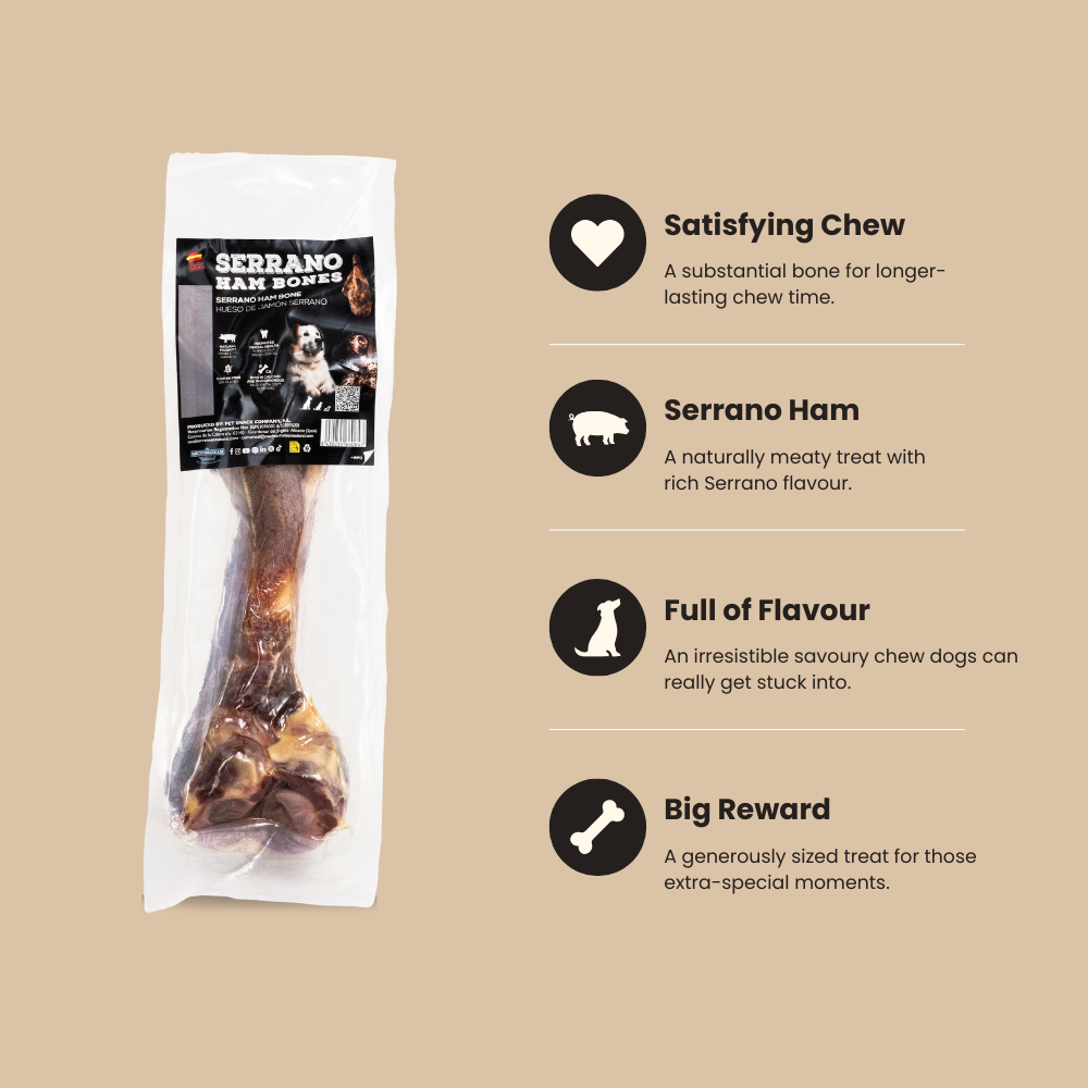 Mediterranean Natural Large Serrano Ham Bones