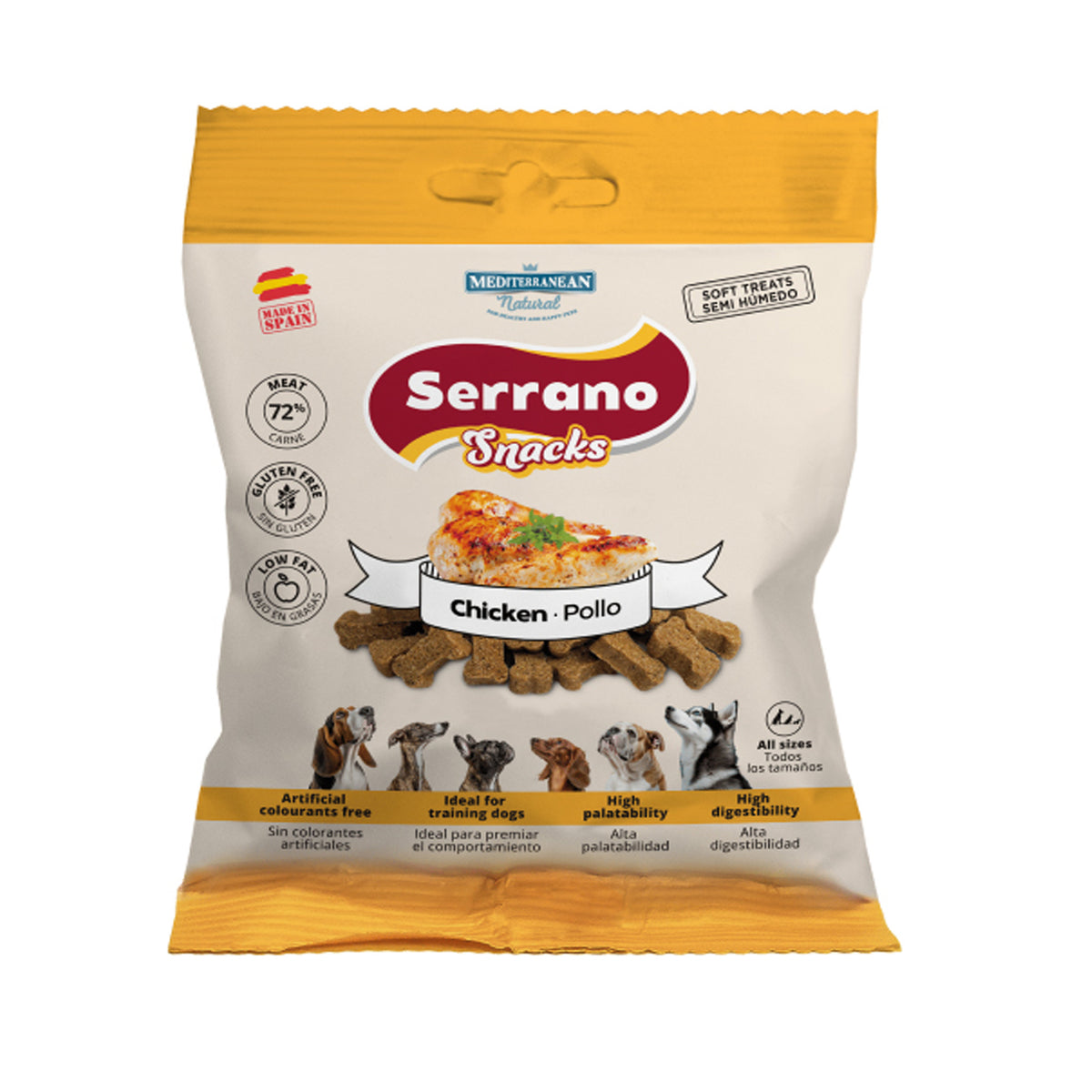 Mediterranean Natural Serrano Snacks for Dogs & Puppies