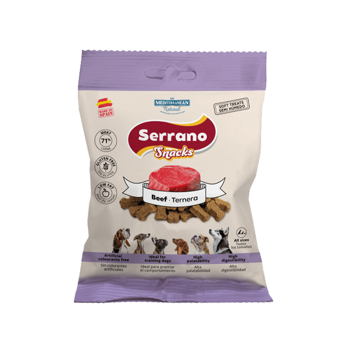 Mediterranean Natural Serrano Snacks for Dogs & Puppies