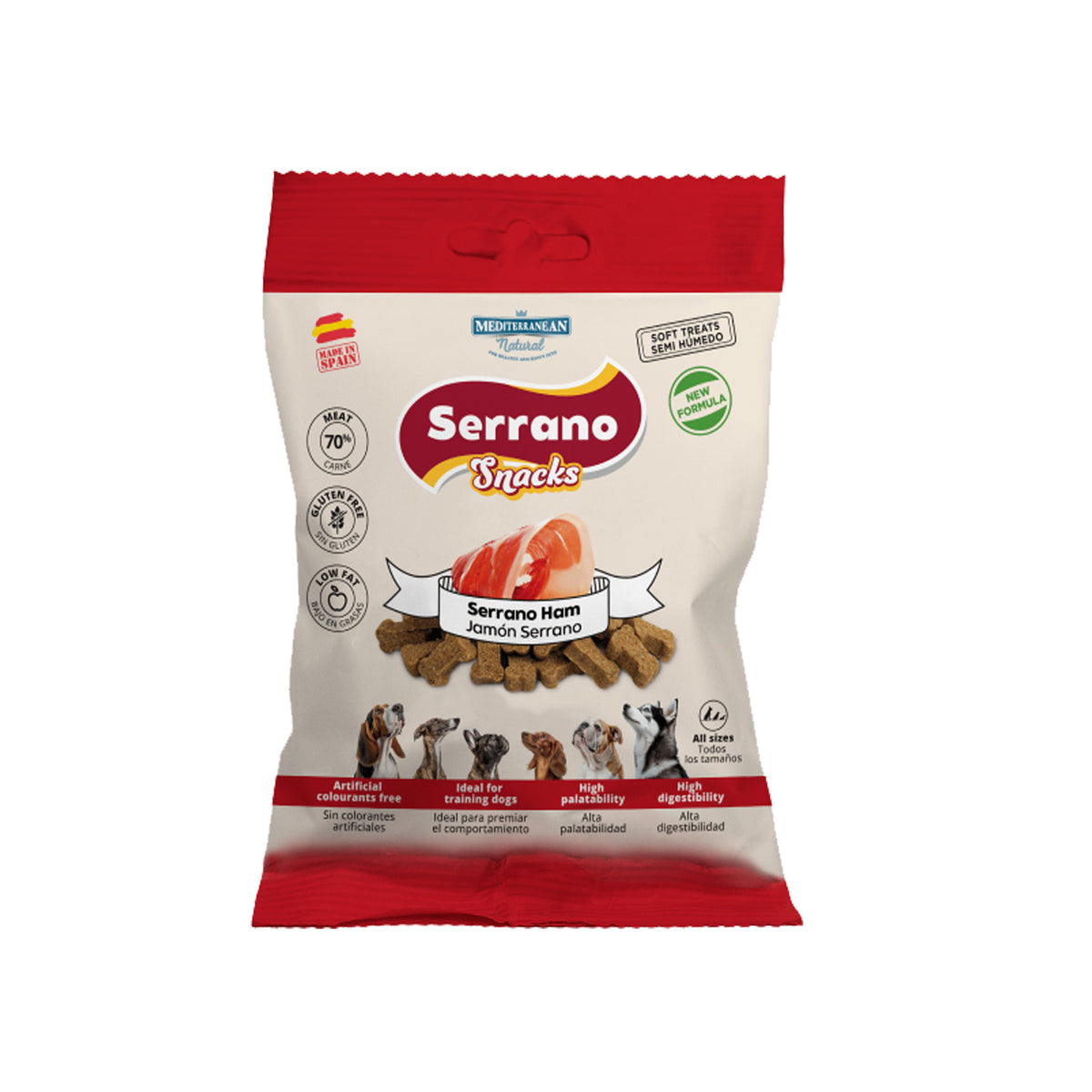 Mediterranean Natural Serrano Snacks for Dogs & Puppies