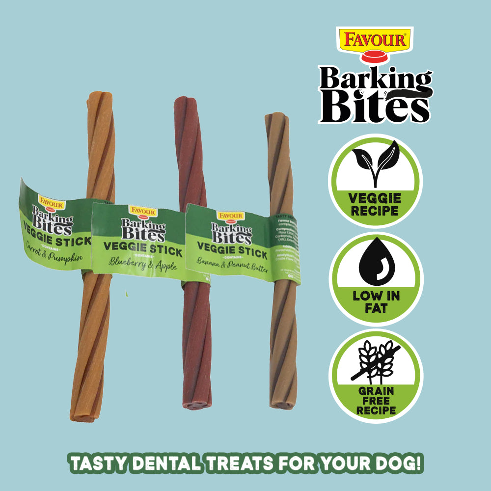 Favour Barking Bites Veggie Stick 60g