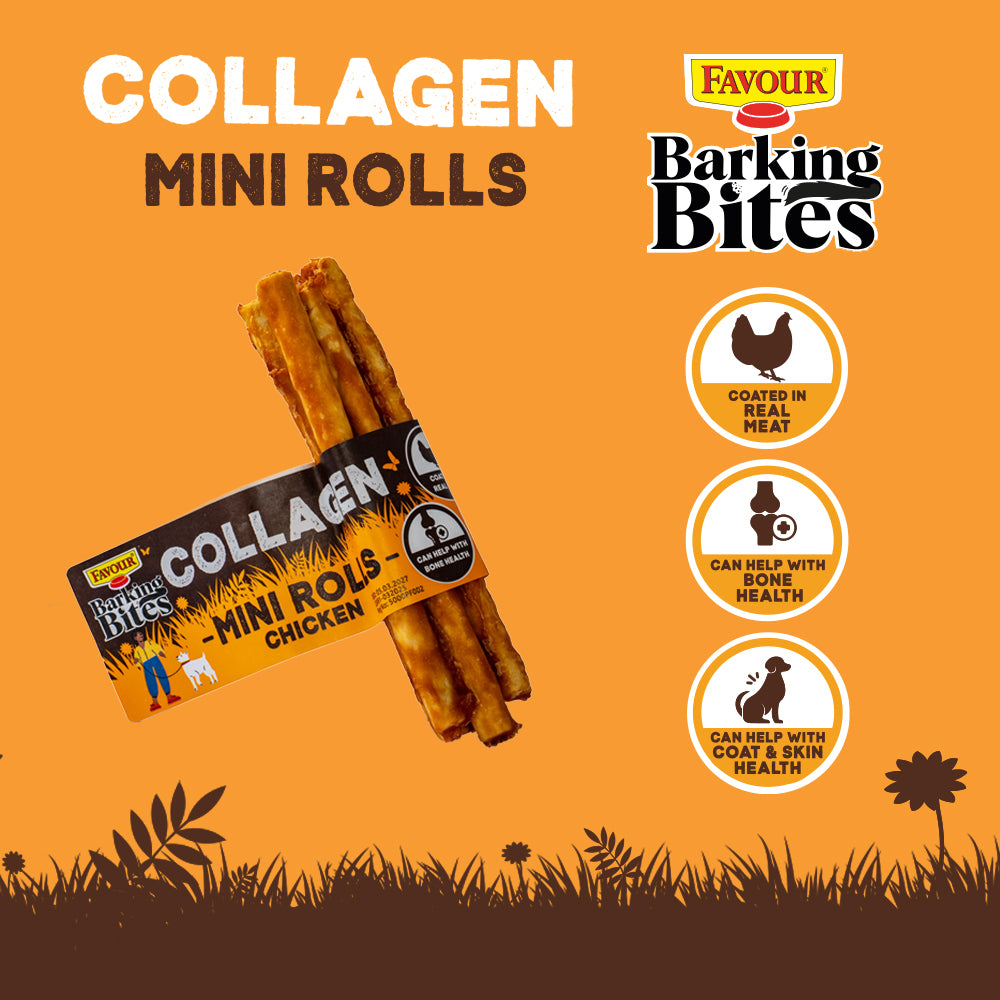 Favour Collagen Chicken Mini Rolls