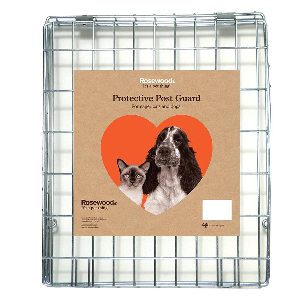Rosewood Protective Steel Wire Letter Box Post Guard