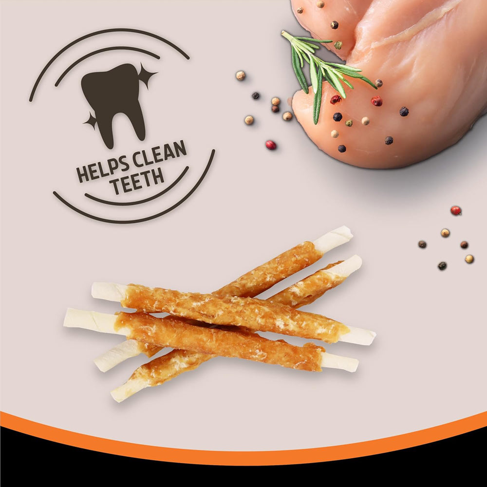 Rosewood Chewy Sticks Chicken Dog Treats 100g