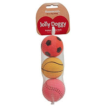 Load image into Gallery viewer, Rosewood Rubber Dog Balls Durable Bouncy Fetch Toys for Small Dogs
