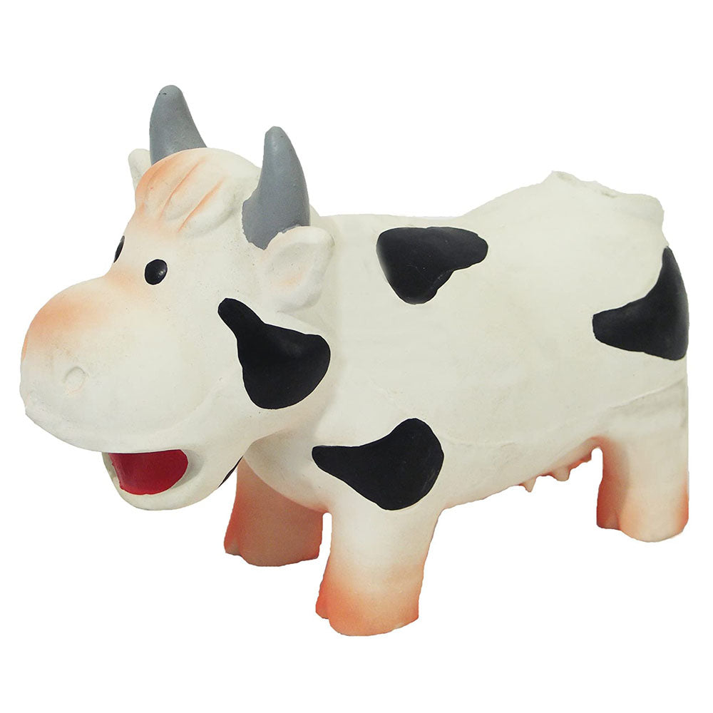 Rosewood Grunters Squeaky Dog Toy Latex Pig, Cow or Chicken/Turkey