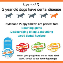 Load image into Gallery viewer, Nylabone Gentle Puppy Teething Chew Toy Bone, Chicken Flavour, Medium
