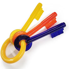 Load image into Gallery viewer, Nylabone Gentle Puppy Teething Chew Toy Keys, Bacon Flavour, Small
