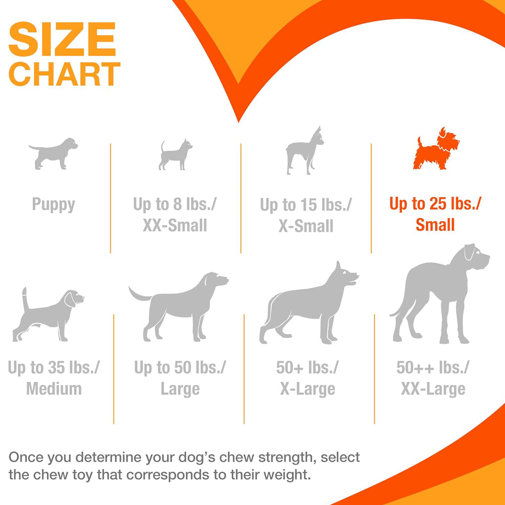 Nylabone Gentle Puppy Teething Rings Bacon Flavour Dog Toy Up To 11kg