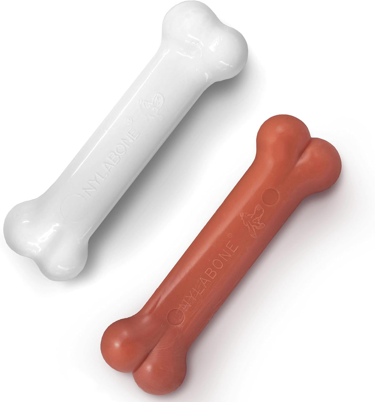 Nylabone Dura Chew Extreme Chew Bone Twin Pack Bacon & Chicken Flavour For Medium Dogs