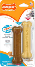 Load image into Gallery viewer, Nylabone Puppy Starter Kit Chicken &amp; Peanut Butter Flavour for Puppies
