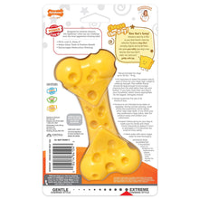 Load image into Gallery viewer, Nylabone Extreme Tough Cheese Bone Durable, Cheese-Flavoured Chew for Strong Chewers
