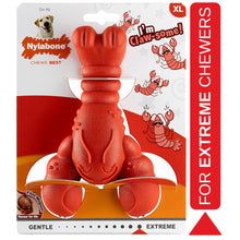 Load image into Gallery viewer, Nylabone Extreme Chewers Lobster Dog Chew Toy Filet Mignon Flavour Extra Large
