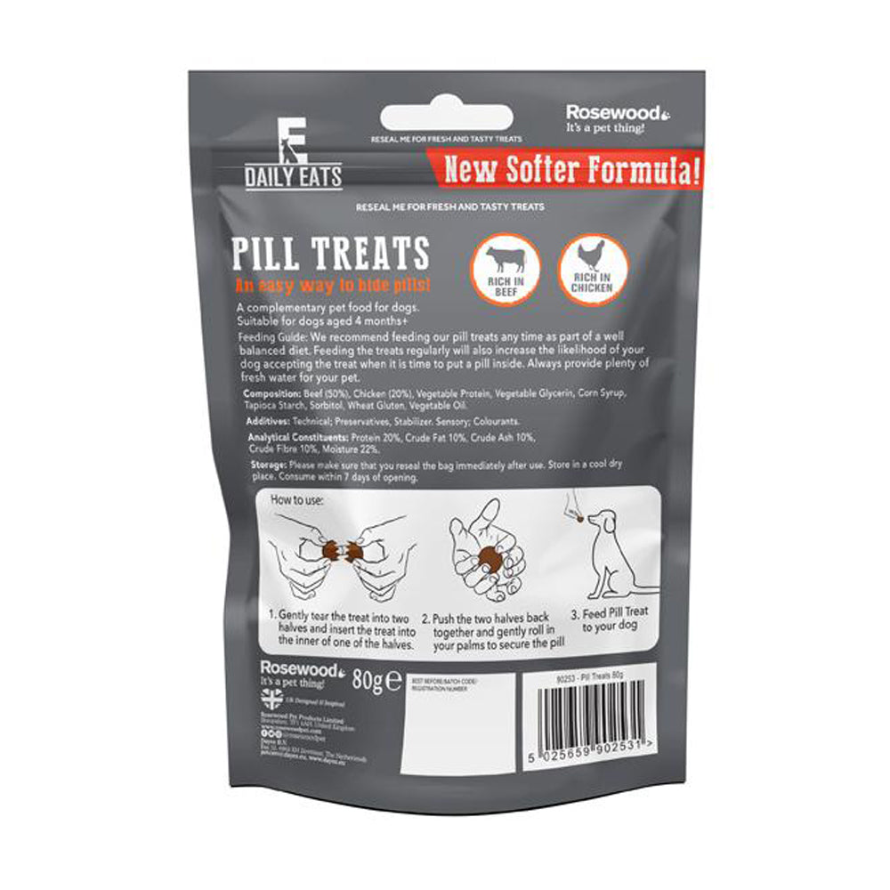 Rosewood Pill Treats for Dogs 80g