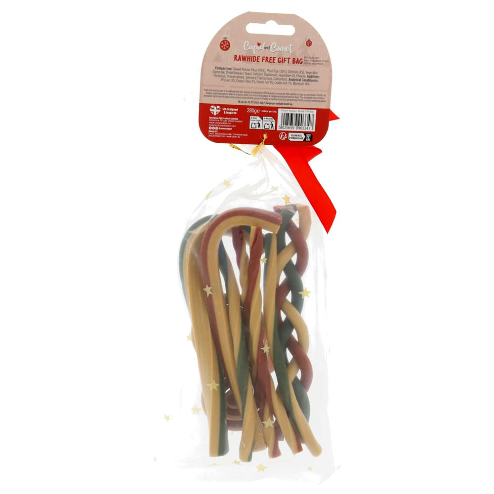 Rosewood Cupid & Comet Bumper Meaty Gift Bag Treats For Dogs 280g