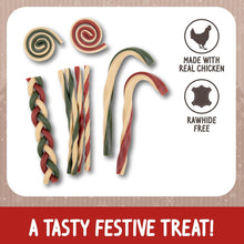 Load image into Gallery viewer, Rosewood Cupid &amp; Comet Bumper Meaty Gift Bag Treats For Dogs 280g
