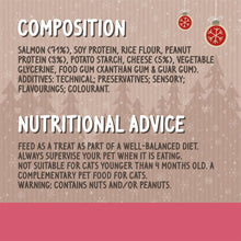 Load image into Gallery viewer, Rosewood Cupid &amp; Comet Smoked Salmon &amp; Cheese Festive Cat Treats (70g)
