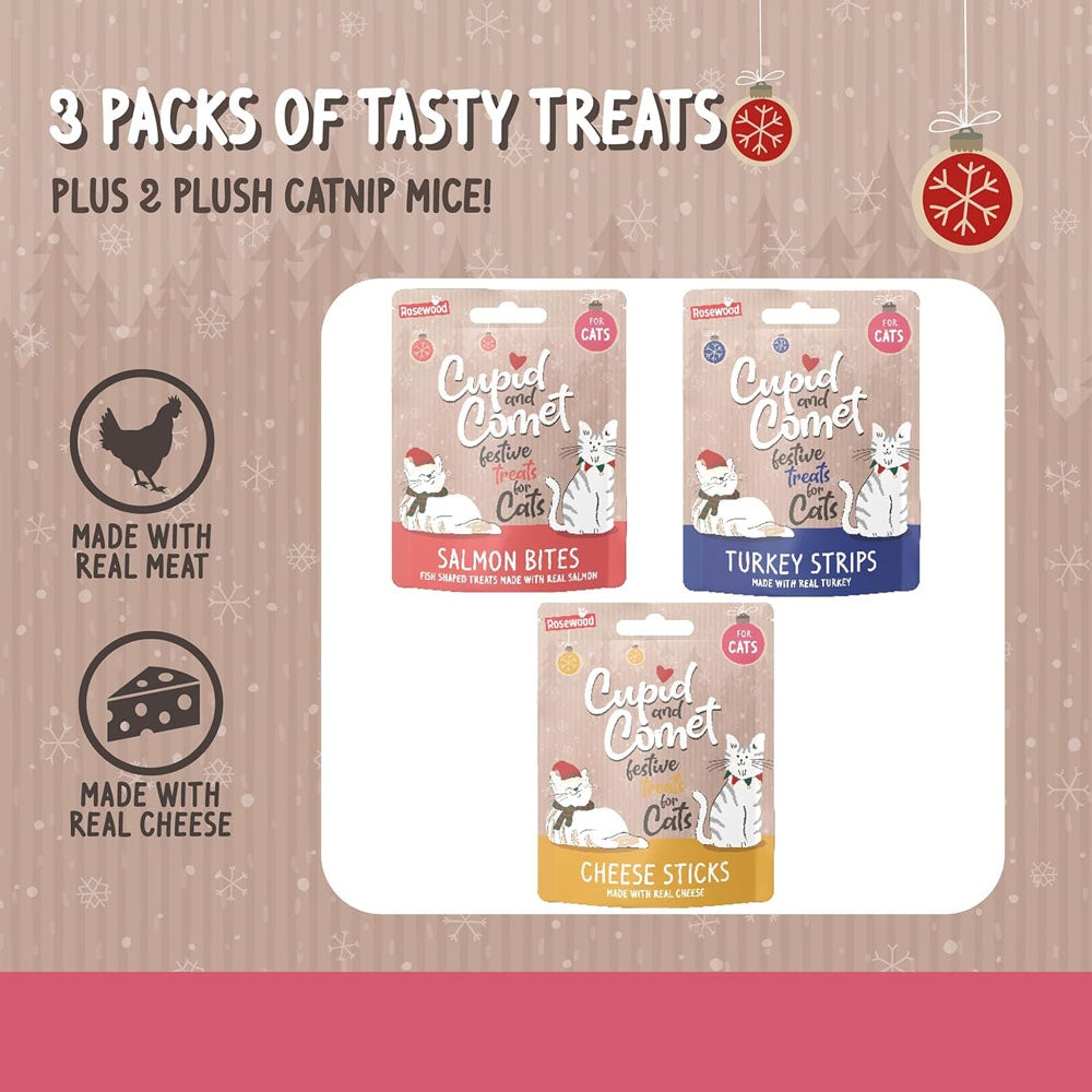 Rosewood Cupid & Comet Christmas Dinner Dog & Cat Stockings