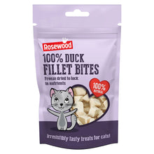 Load image into Gallery viewer, Rosewood Freeze-Dried Natural Cat Treats – Chicken or Duck (15g)
