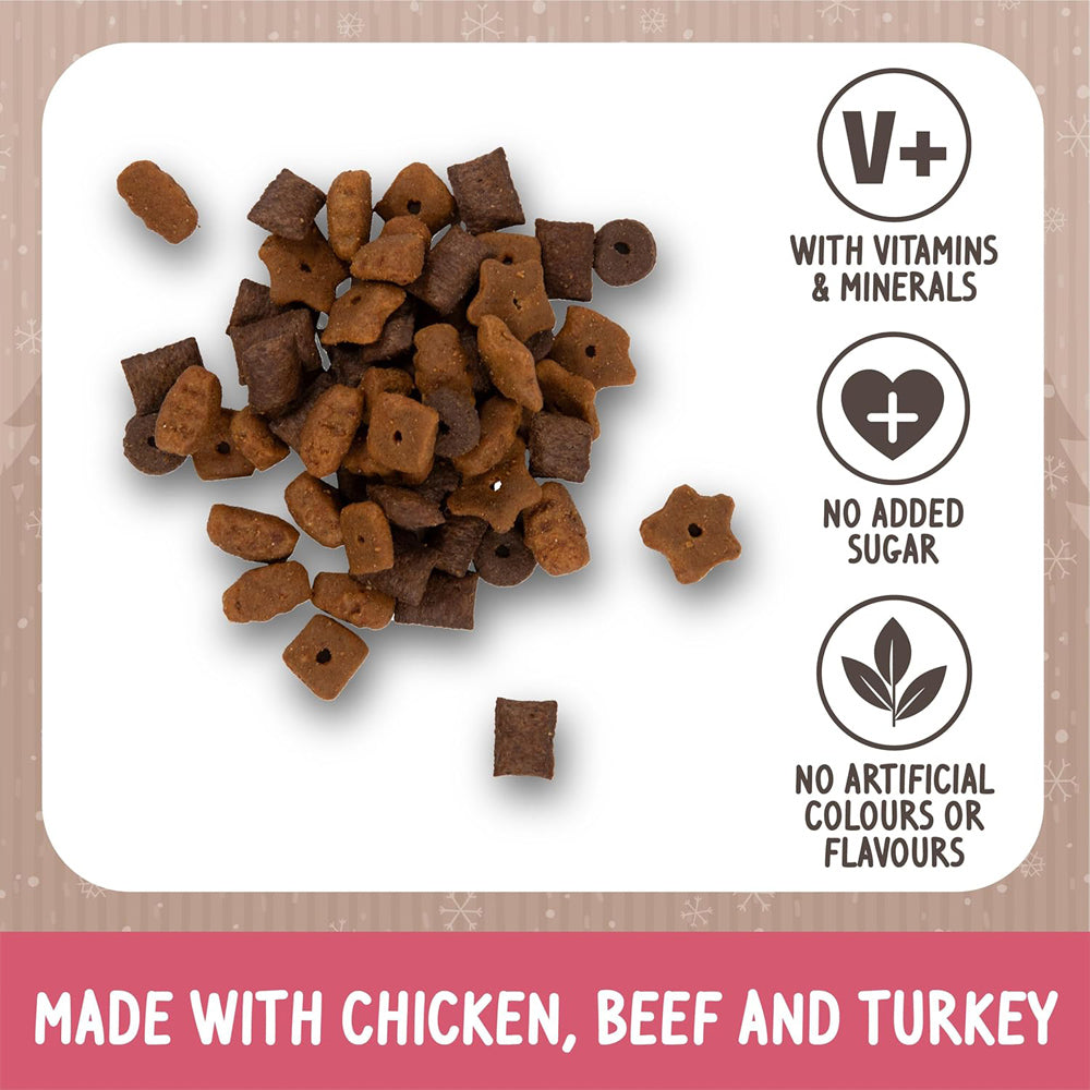 Rosewood Cupid & Comet Feline Festive Pick 'N' Mix Treats for Cats (180g)