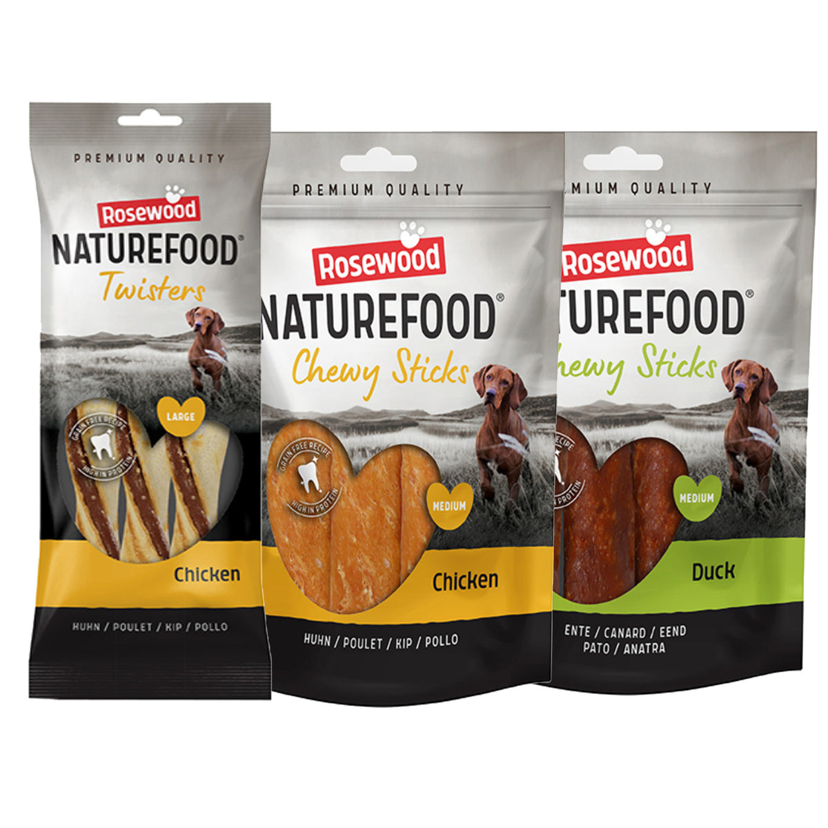 Rosewood Naturefood Large Chewy Sticks & Twisters
