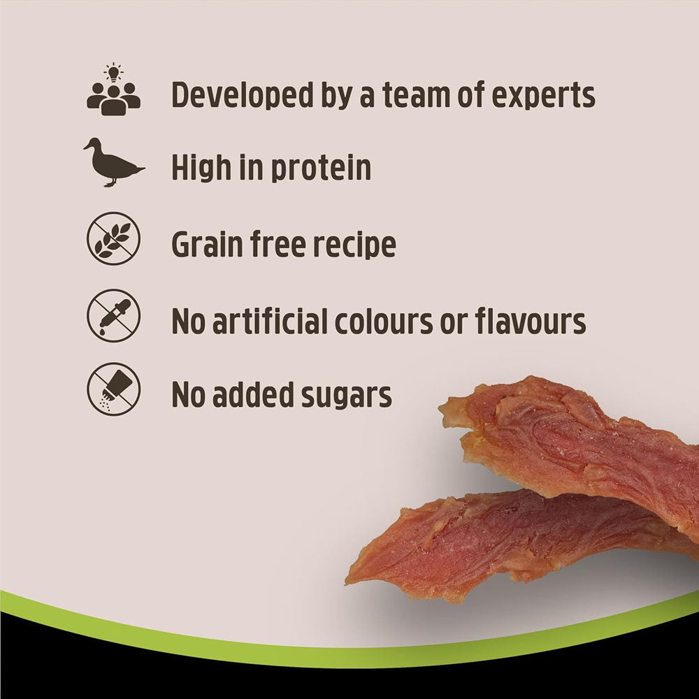 Rosewood Duck Fillets for Dogs Grain Free Value Pack 320g