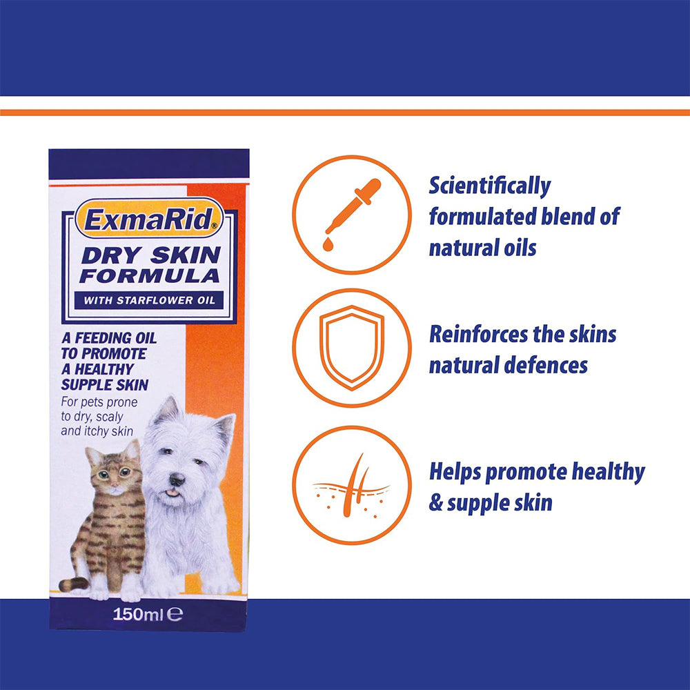 Exmarid Dry Skin Formula For Dogs & Cats 150ml