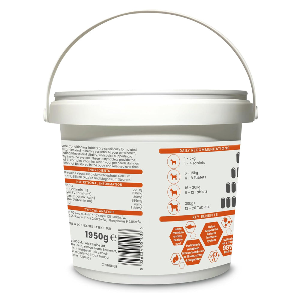 Vetzyme Dog Conditioning Tablets (3000 Tablets)
